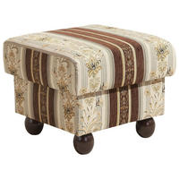 HOCKER Kasha Bezug Chenille Buche nussbaum dunkel / braun - Wengefarben/Braun, Kunststoff (54/48/54cm) - 58aufmkessel