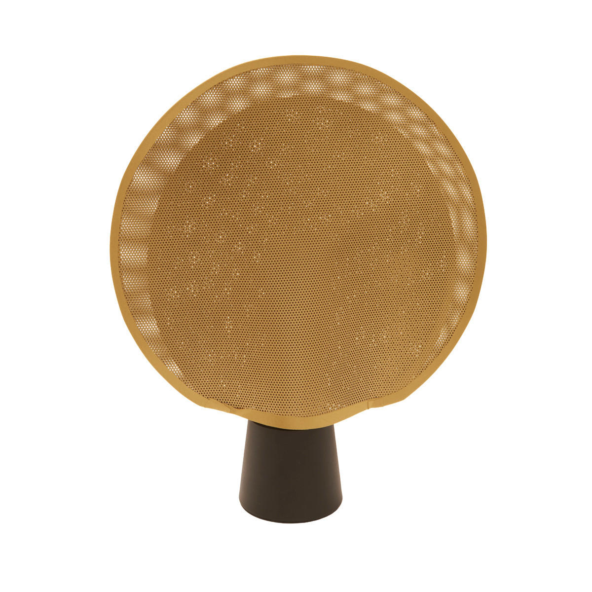LAMPE Masche D.28cm - Goldfarben, Kunststoff (28.5/7.6/39.5cm) - Signature