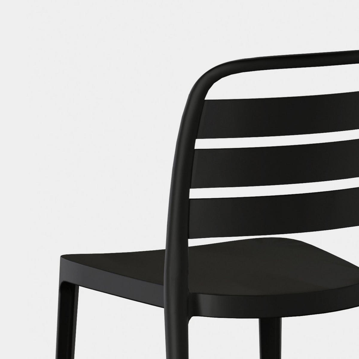 STUHL FÜR DRAUSSEN Zira Grau 42 cm x 80 cm - Grau, Kunststoff (42/80/52cm) - Klast Home