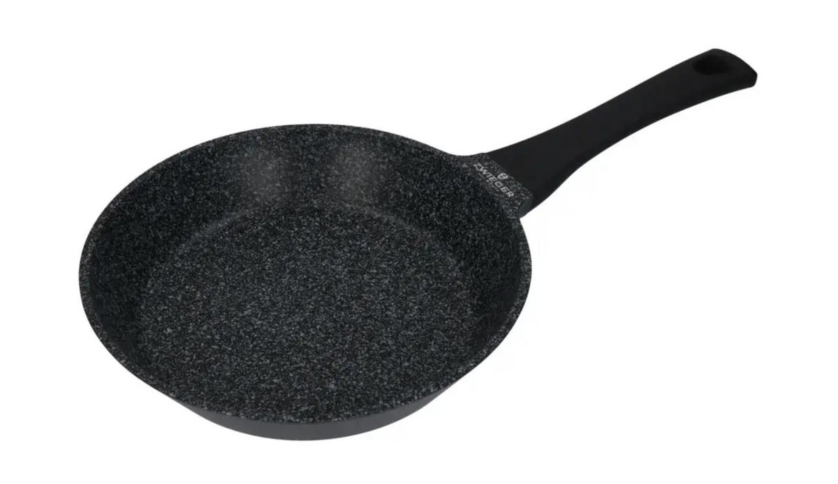BRATPFANNE Black Stone Schwarz 50/29/8 cm Metall - Schwarz, Metall (29cm) - Mondex