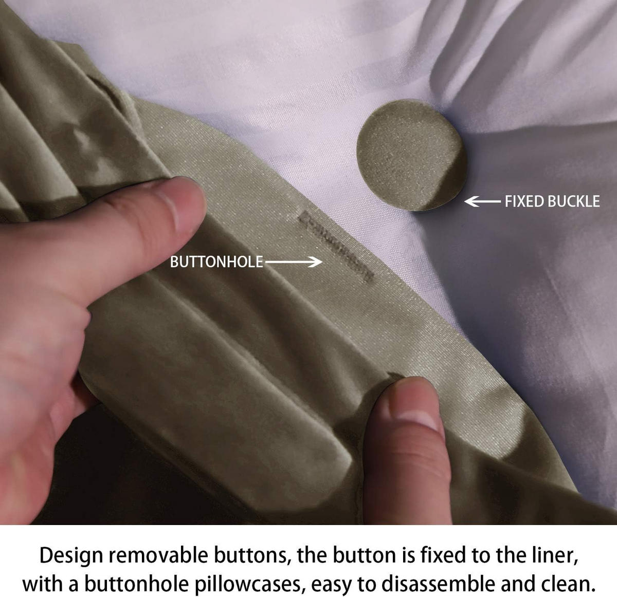 RÜCKENKISSEN Körperkontur Samtlook Ekru 160 cm - Ecru, Textil (55/160cm) - Vercart