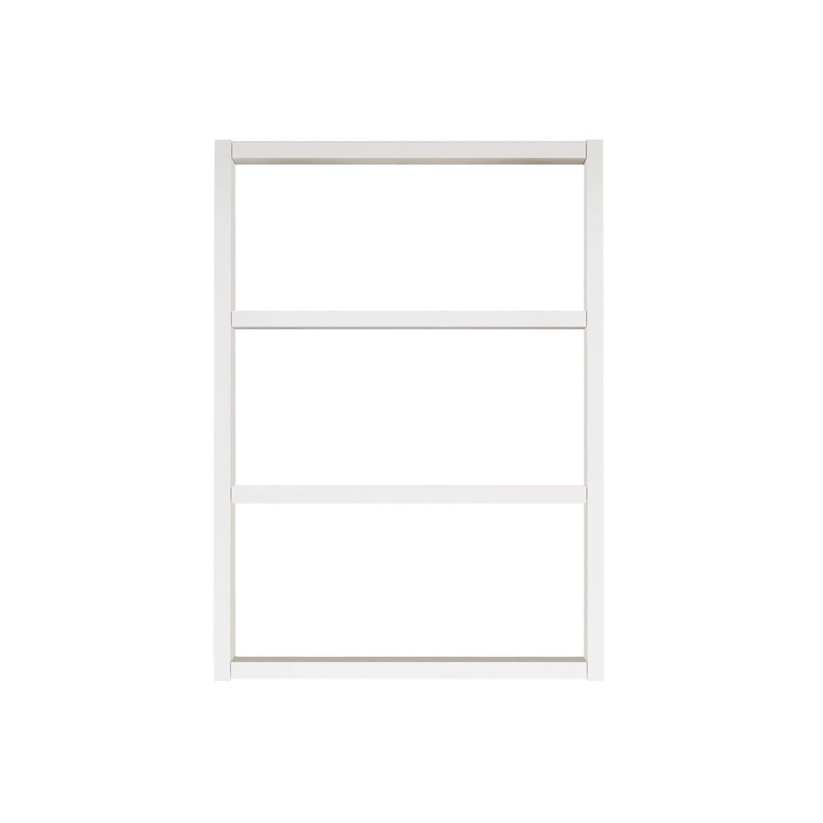 WANDREGAL mit 3 ablagen - emma 43,2/9/60 cm - Weiß, Holzwerkstoff (9/60/43.2cm) - Calicosy