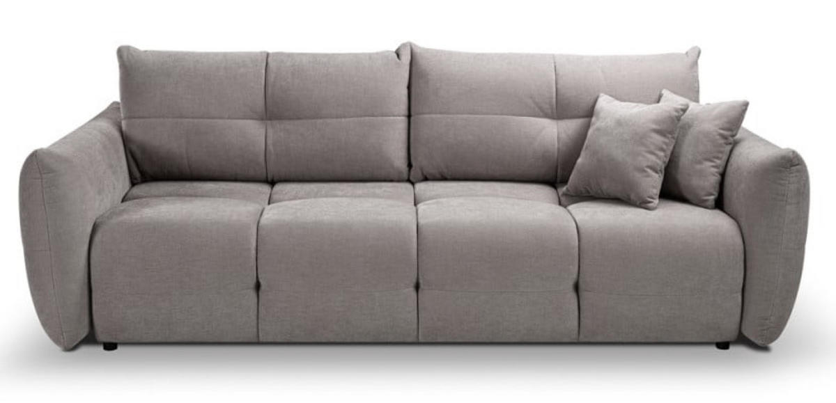 SOFA Cappuccino BASTO Gepolstert Mit Schlaffunktion - Multicolor, Naturmaterialien (245/86/110cm) - Sepro Meble