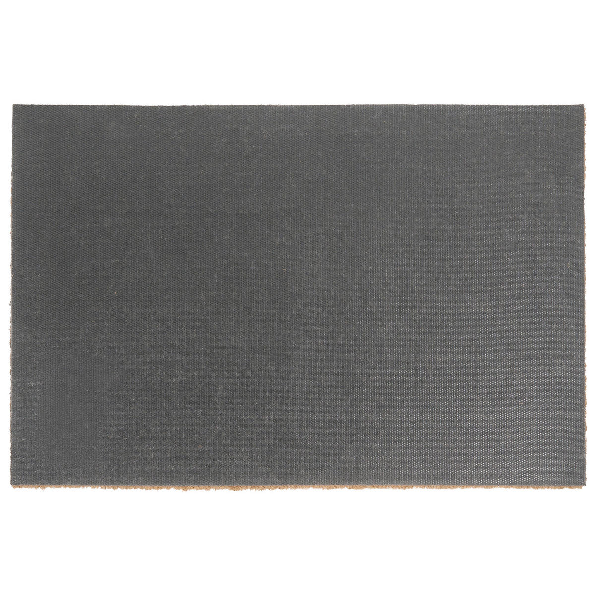 FUSSMATTE Blaugrün 40/60 cm Kaninchen Kokosfasern Clark - Jadegrün, Textil (40/60cm) - Beliani