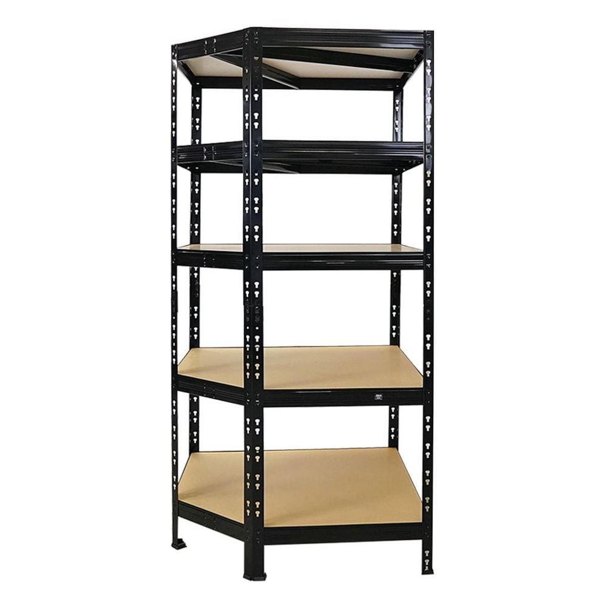 ECKREGAL Tiger Schwarz HxBxT 180x90x60 cm Fachlast 175kg - Schwarz, Metall (90/180/60cm) - PROREGAL