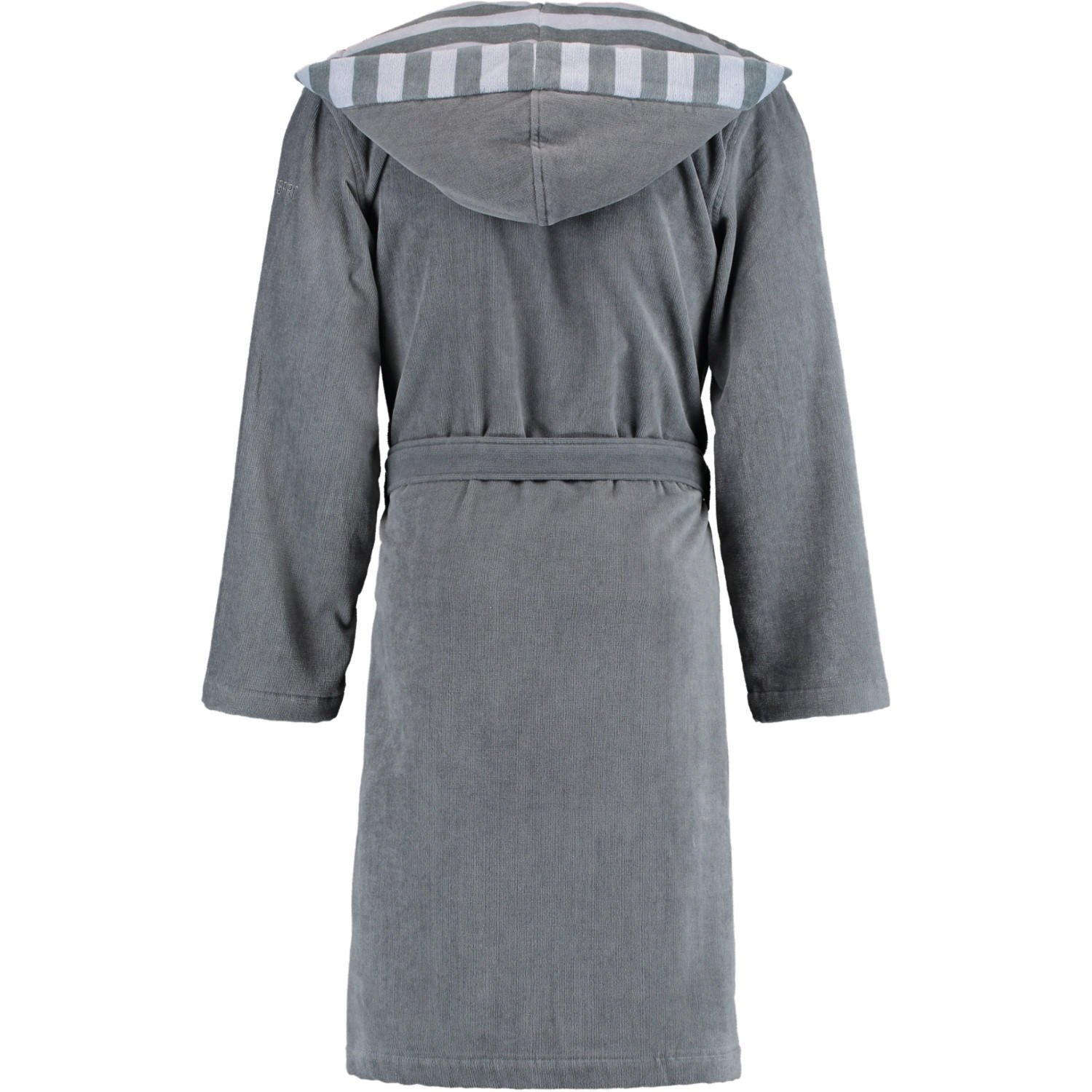 BADEMANTEL HERREN KAPUZE DAY MEN GREY STEEL - 740 - Grau, Textil (Snull) - Esprit