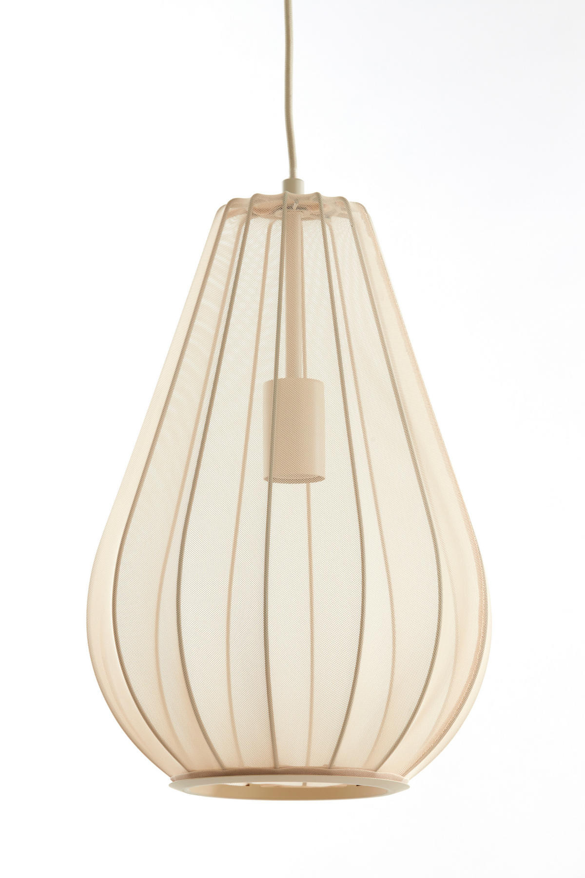 HÄNGELAMPE Itela Braun Ø80/40 cm - Braun, Textil (80/8/40cm) - Light & Living