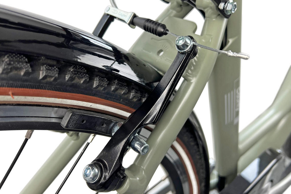 CITY E-BIKE 28" COUNTY, GRÜN - Grün, Metall (125cm) - LLOBE