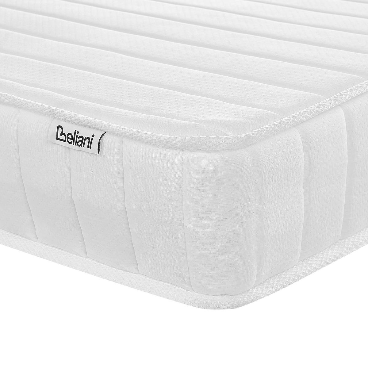 MEMORYSCHAUM-TASCHENFEDERKERNMATRATZE H3/4 Fest 80/200 cm Delightful - Weiß, Textil (80/200cm) - Beliani