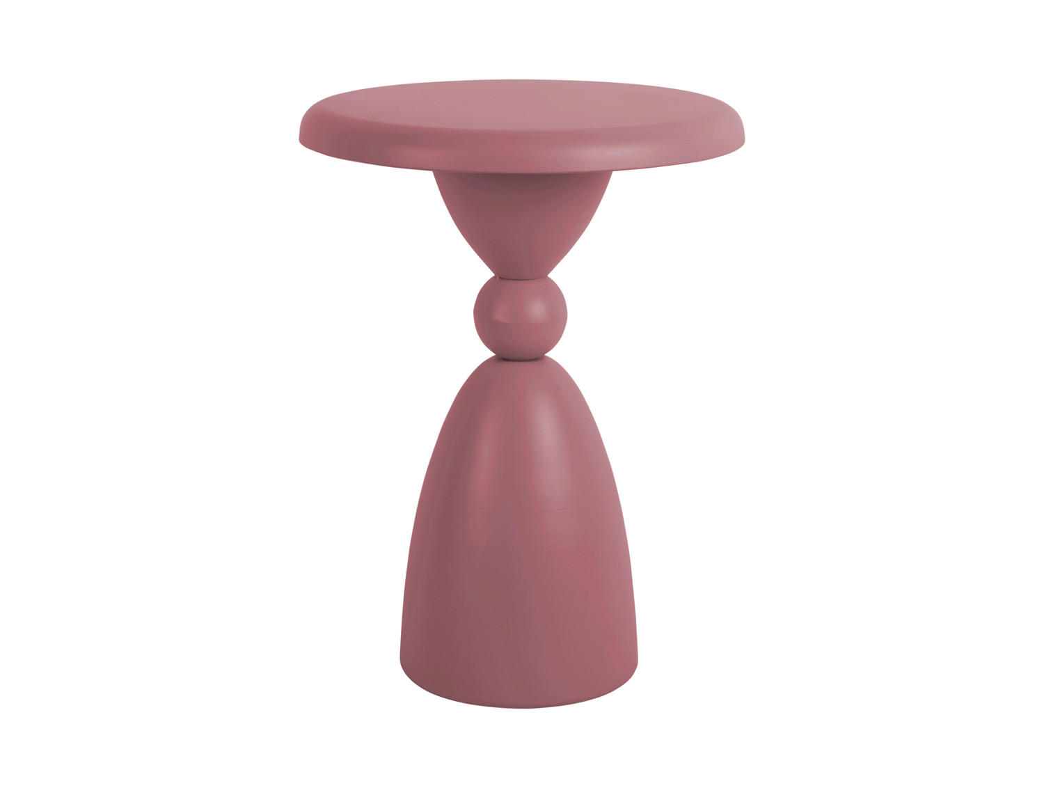 BEISTELLTISCH Folly Outdoor 34/34/46 cm - Pink, Metall (34/34/46cm) - Leitmotiv