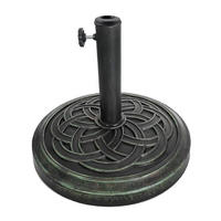 SCHIRMSTÄNDER - Schwarz, Kunststoff/Metall (45/45cm) - Relaxdays