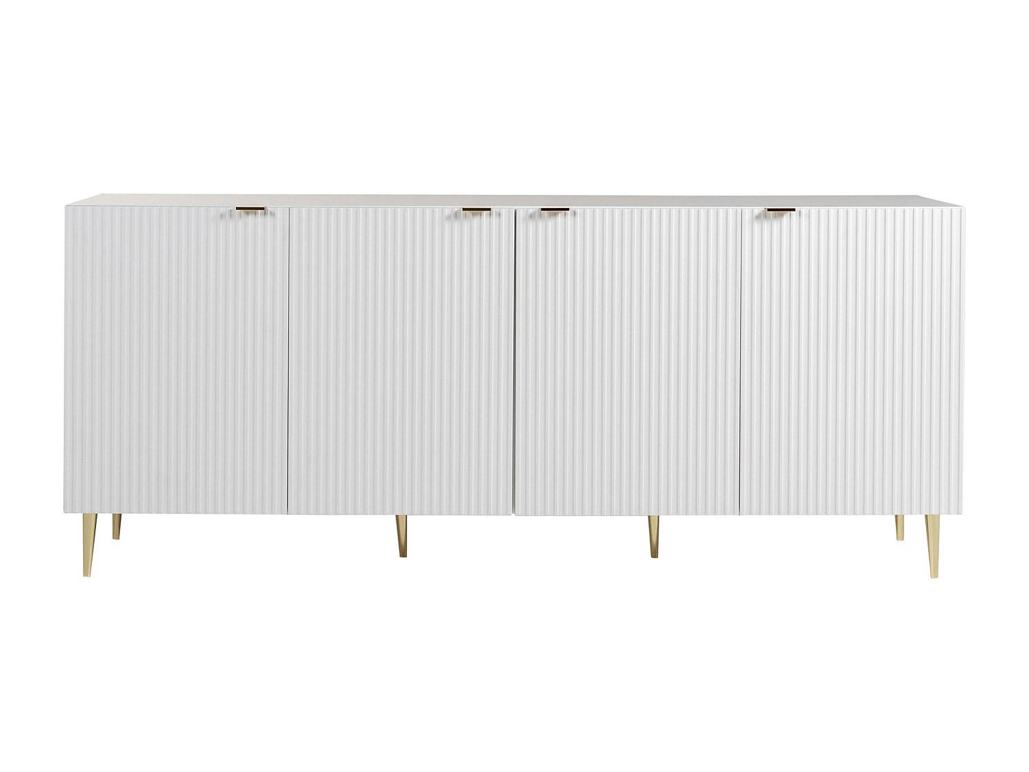 SIDEBOARD - 190 cm x 45 cm - Holz, Platte - Weiß - YESINIA - Weiß, Holz (190/80/45cm) - Vente-Unique