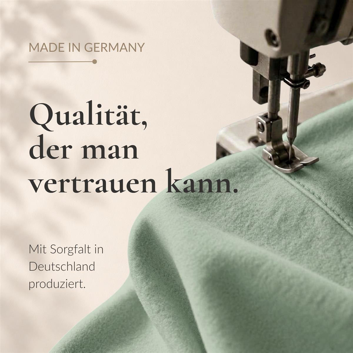 BIBER-KISSENBEZÜGE 40x40 2er Set - Made in Germany! Kuschelig warmer Flanell Kissenbezug aus 100% Baumwolle - Salbeigrün - Salbeigrün, Textil (40/40cm) - Carpe Sonno