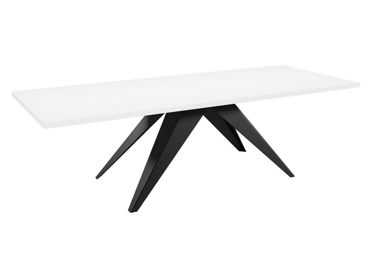 TISCH Vento 100 Ausziehbar - Schwarz/Naturfarben, Holzwerkstoff/Metall (80/140/76cm) - MIRJAN24
