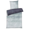 WINTER-BETTWÄSCHE 135x200 Cashmere-Touch Warmer Winter Bettbezug Kuschelig Anthrazit Silber - Anthrazit, Textil (135/200cm) - Carpe Sonno