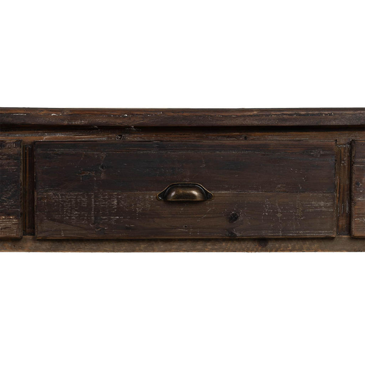FLURTISCH aus gealtertem Holz 185x50x87 - Braun, Holz (50/184.5/86.8cm) - Wanderlust