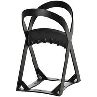 MANUELLER-HOLZSPALTER aus Karbonstahl, Schwarz - Schwarz, Metall (20.8/37.4/24.4cm) - Outsunny