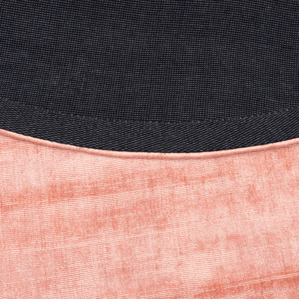 LUXUS DESIGNER TEPPICH ROMA RUND - Altrosa, Textil (200/200cm) - Pergamon