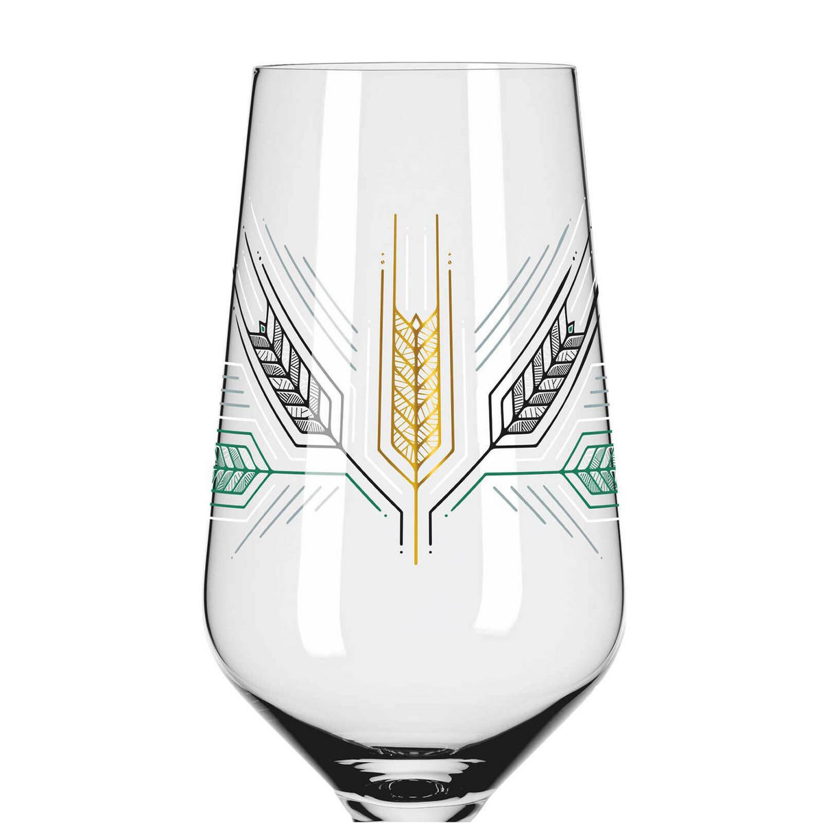 BIERGLÄSER GERSTE Brauchzeit transparent 374 ml 2er Set - Transparent, Glas (0.374L) - Ritzenhoff