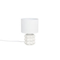 TISCHLAMPE KATE - Weiß - 20/20/30 cm - Weiß, Keramik (20/20/30cm) - Trio Leuchten