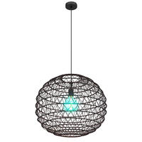 LED HÄNGELEUCHTE Metall Schwarz - Schwarz, Metall (59/59/120cm) - Globo Lighting