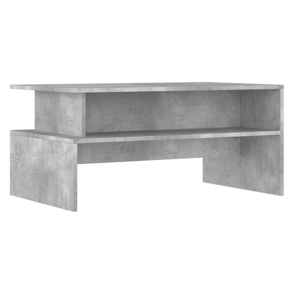 COUCHTISCH Betongrau 90x55x42,5 cm Holzwerkstoff - Grau, Holzwerkstoff (55/90/42.5cm) - furnicato