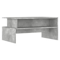 COUCHTISCH Betongrau 90x55x42,5 cm Holzwerkstoff - Grau, Holzwerkstoff (55/90/42.5cm) - furnicato