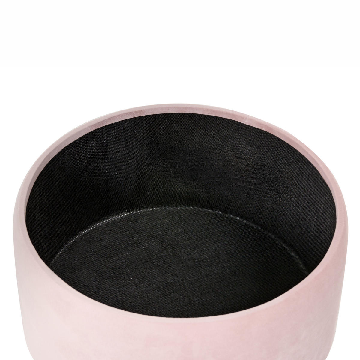 POUF Pastellrosa Silas - Pink, Textil (42/44/42cm) - Beliani