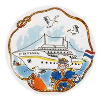 TELLER Holland-Amerika Linie SS Rotterdam in Bunt - 18cm - Multicolor, Keramik (18/18/2cm) - Blond Amsterdam