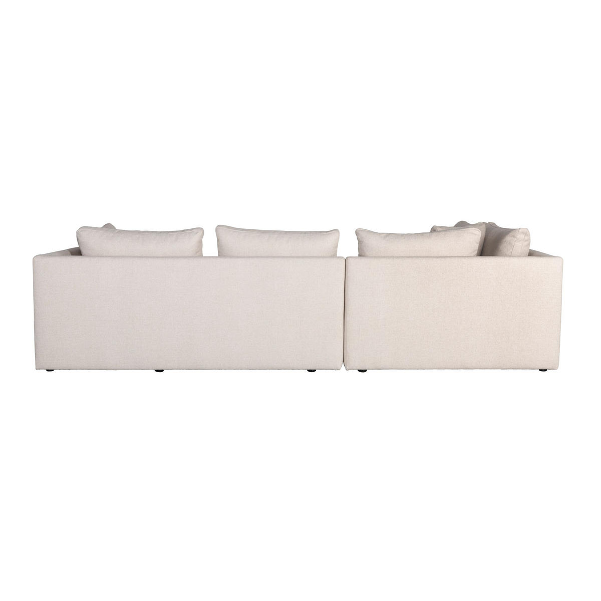 ECKSOFA 4,5-SITZER Prosper Rechts Sand/ Beige - Beige/Creme, Kunststoff (301/79/126cm) - Zuiver