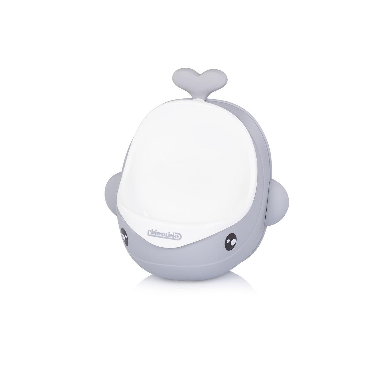 URINAL Wal grau Toilettentrainer, Behälter abnehmbar, Spritzschutz, ab 1 Jahr - Grau, Kunststoff (26/17cm) - Chipolino