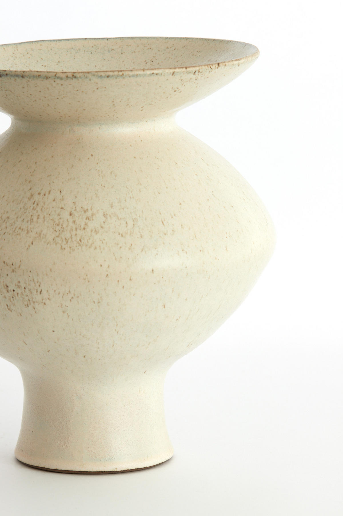 VASE Ajuda Weiß Ø25,5/29 cm - Weiß, Keramik (29cm) - Light & Living