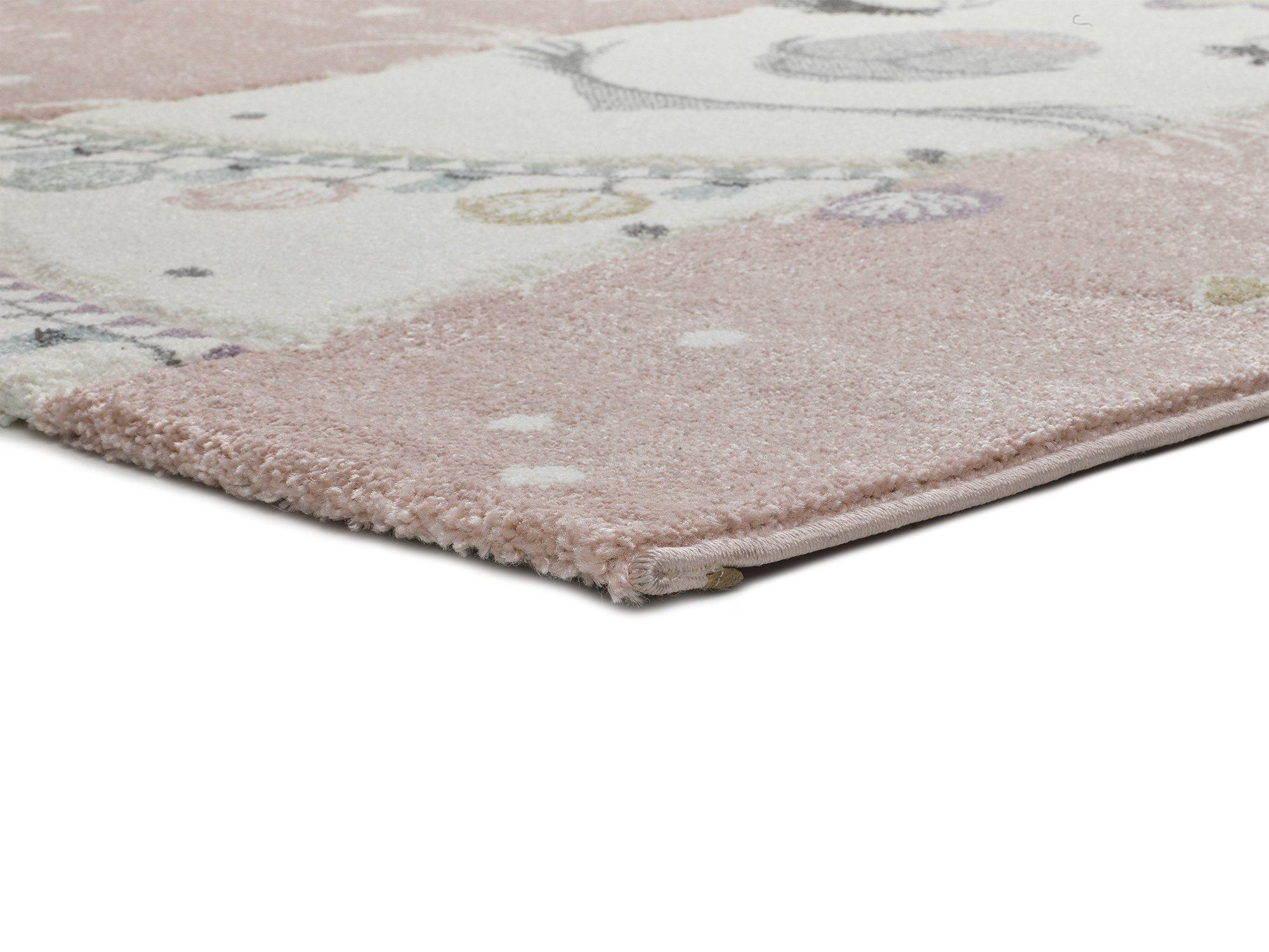 KINDERTEPPICH Rosa Kinder 120/170 cm - Pink, Naturmaterialien/Textil (120/170cm) - Atticgo