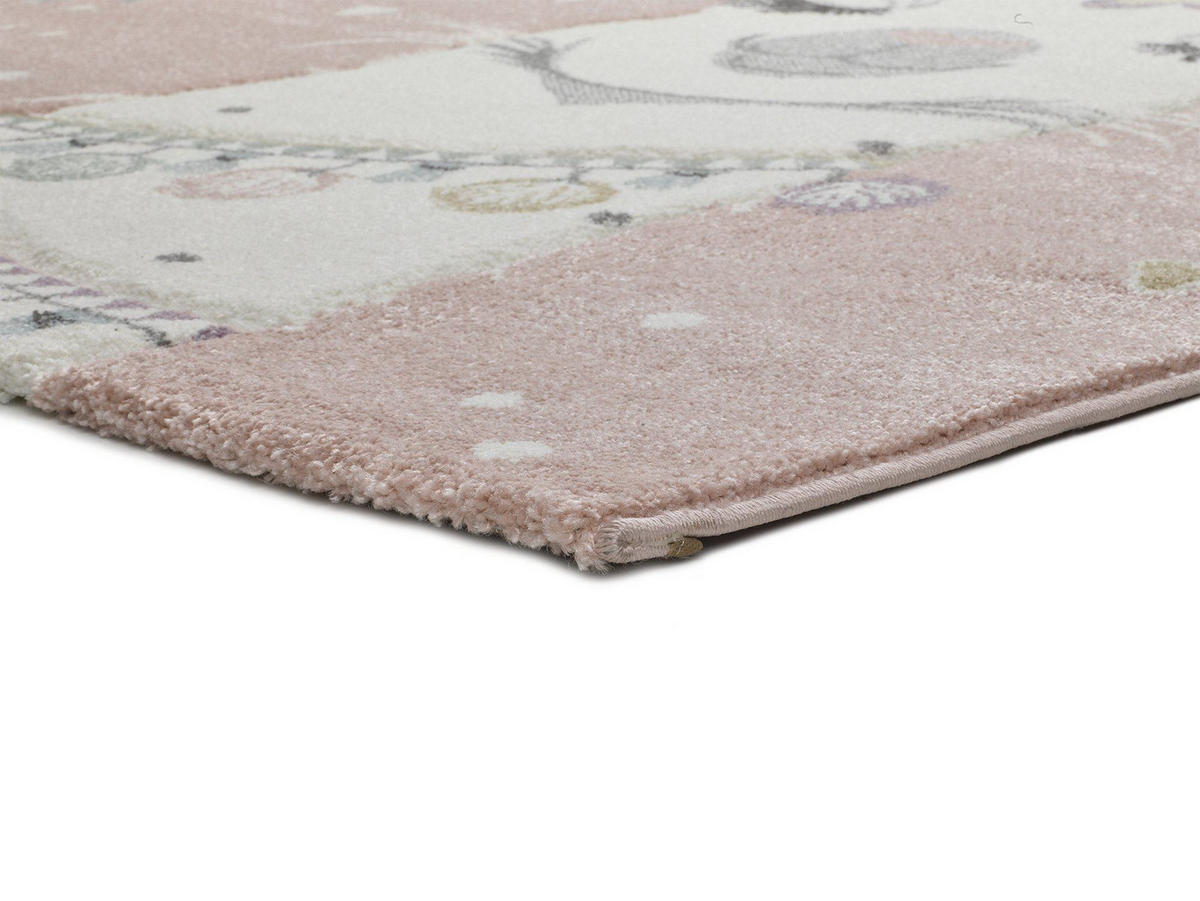 KINDERTEPPICH Rosa Kinder 120/170 cm - Pink, Naturmaterialien/Textil (120/170cm) - Atticgo