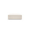 POUF Kaelle aus Samt leichtes beige - Creme, Textil (80/38/100cm) - Micadoni