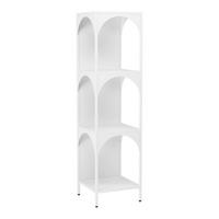STANDREGAL Akaa - Weiß, Metall (35/133/35cm) - [en.casa]
