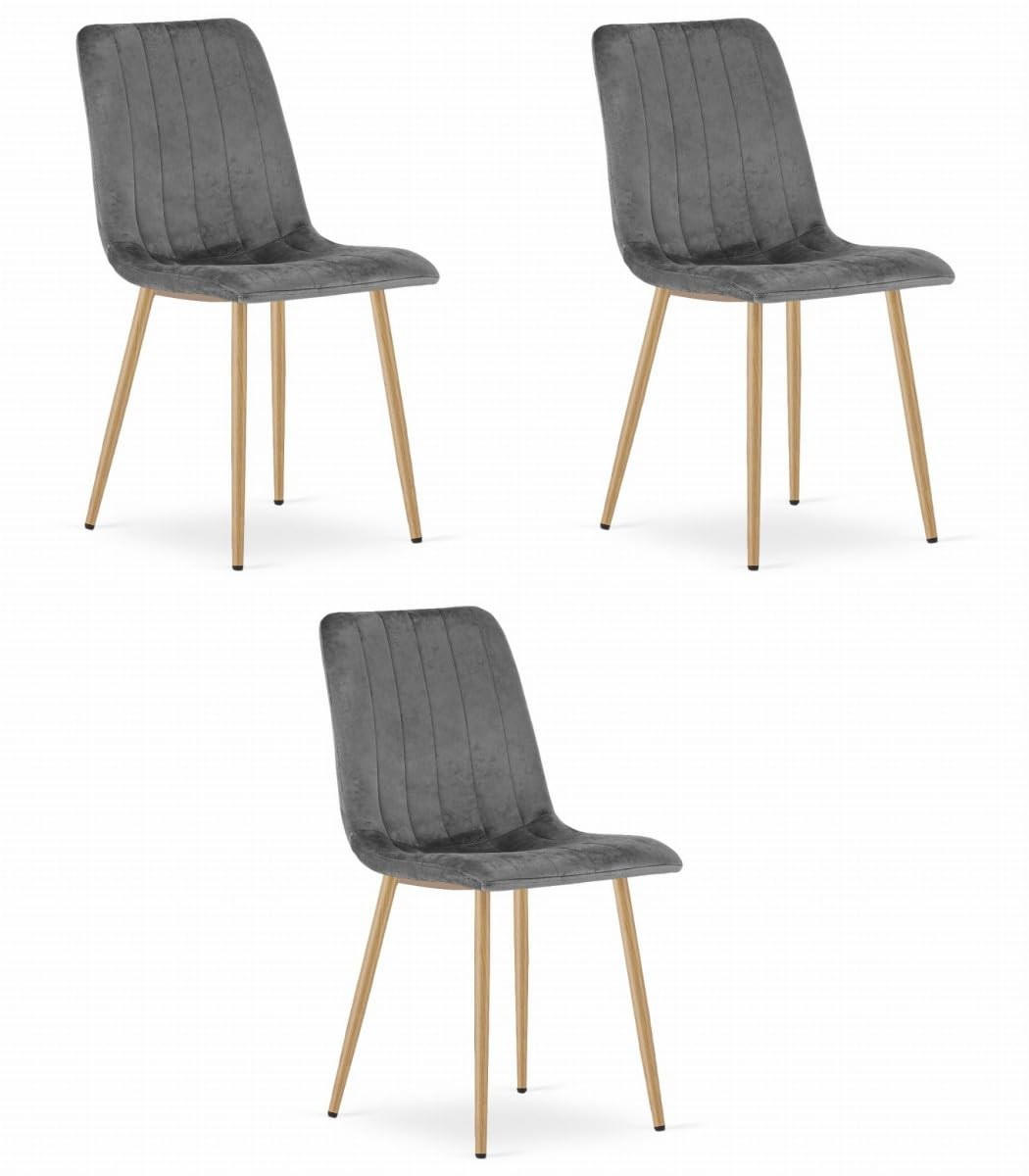 Best For Home Esszimmerstühle Grau 46x86x56 cm