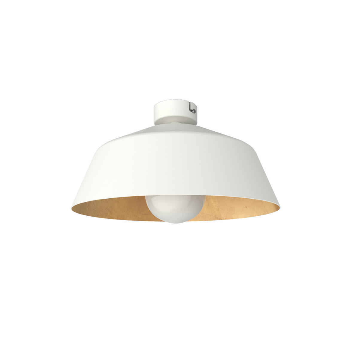 DECKENLEUCHTE - Goldfarben, Metall (35/35/20cm) - Lumicom