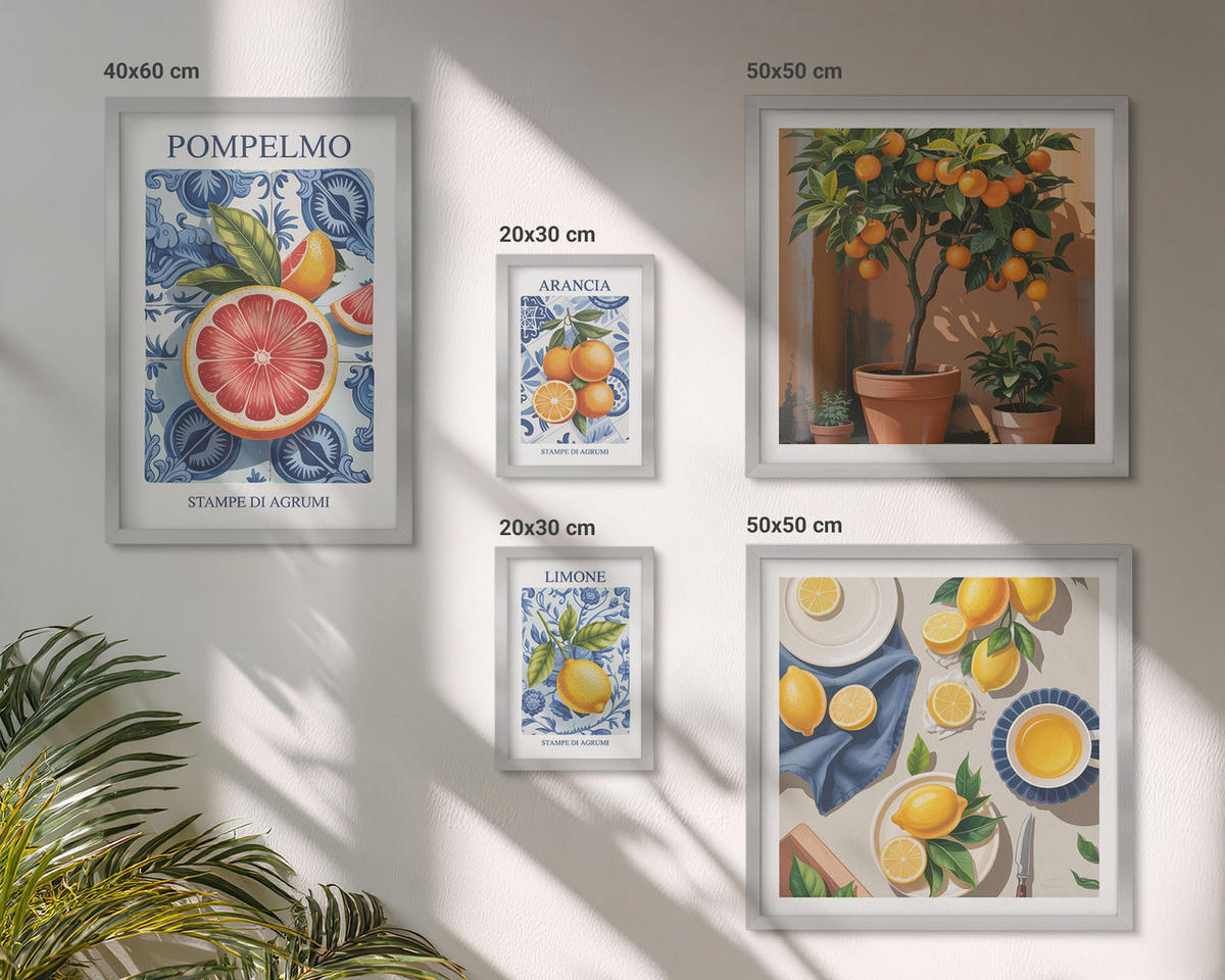 WANDBILDER 5er Set - 50x50 cm & 20x30 cm & 40x60 cm Silberner Rahmen - Stilvolle Grafik, Ballerina-Architektur - Silberfarben, Kunststoff (40/60cm) - ArtPrintCave
