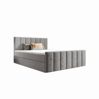 BOXBETT Adelon Grau 160x200 cm - Grau, Textil (160/200cm) - B&B Home