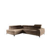 ECKSOFA Toronto - Braun, Holzwerkstoff/Textil (270/200cm) - Fun Möbel