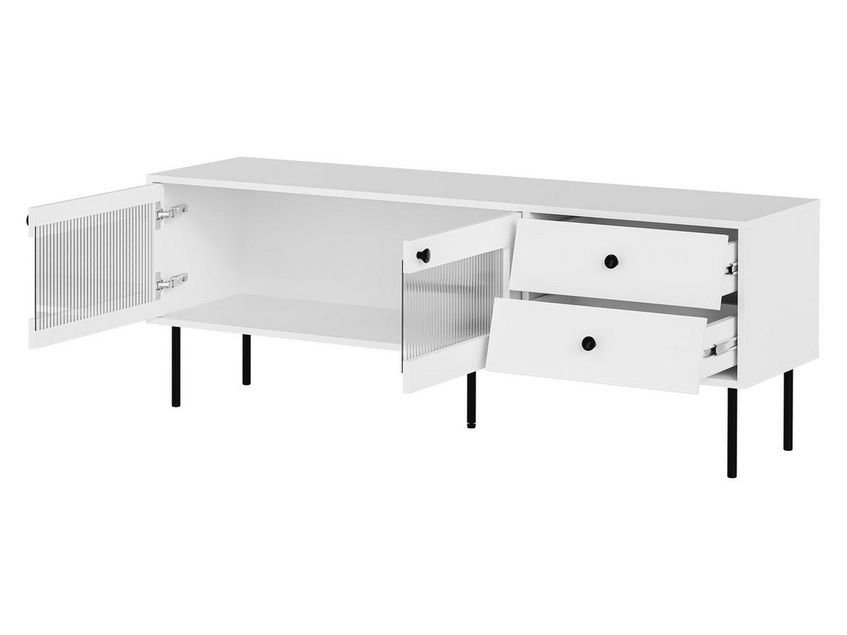 TV-LOWBOARD Valerio 150 - Goldfarben/Schwarz, Holzwerkstoff/Kunststoff (150/55/39cm) - MIRJAN24