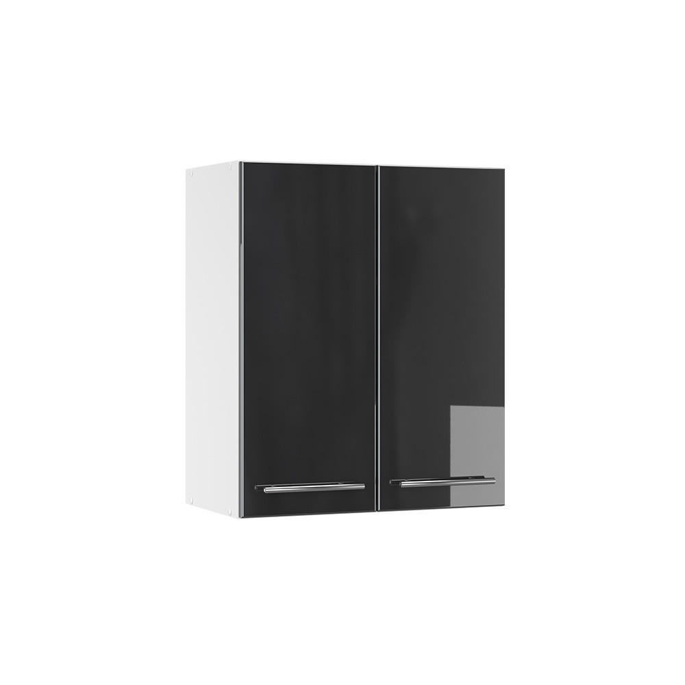 HÄNGESCHRANK Fame-Line Anthrazit Hochglanz 60 cm - Anthrazit/Weiß, Holzwerkstoff (60/72/34.1cm) - Vicco