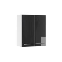 HÄNGESCHRANK Fame-Line Anthrazit Hochglanz 60 cm - Anthrazit/Weiß, Holzwerkstoff (60/72/34.1cm) - Vicco