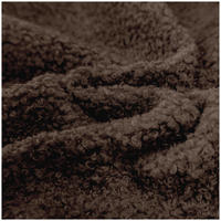 BOUCLESTOFF Quelle Dunkelbraun– 315 g/m², 140 cm breit, weich & robust, feuer- & UV-resistent - Dunkelbraun, Textil (140/100cm) - Dreamroots