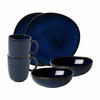 FRÜHSTÜCKS-SET Lave Bleu 6er Set - Blau, Keramik (28/22/38cm) - like.Villeroy & Boch