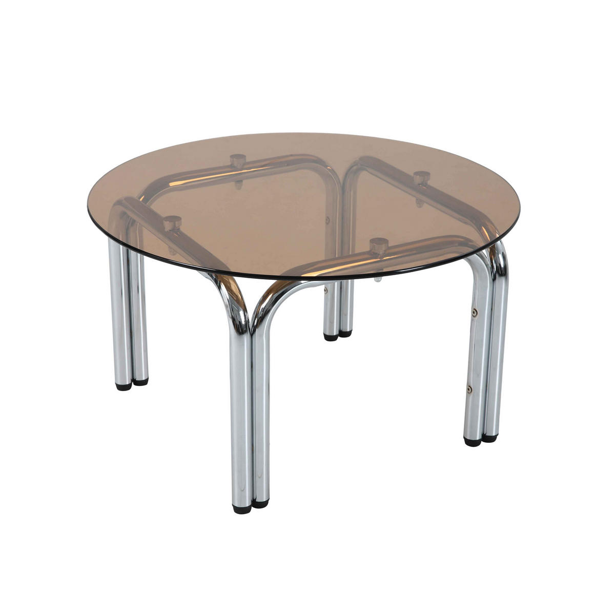 COUCHTISCH, Braun - Braun, Glas (70/70/41cm) - Oviala