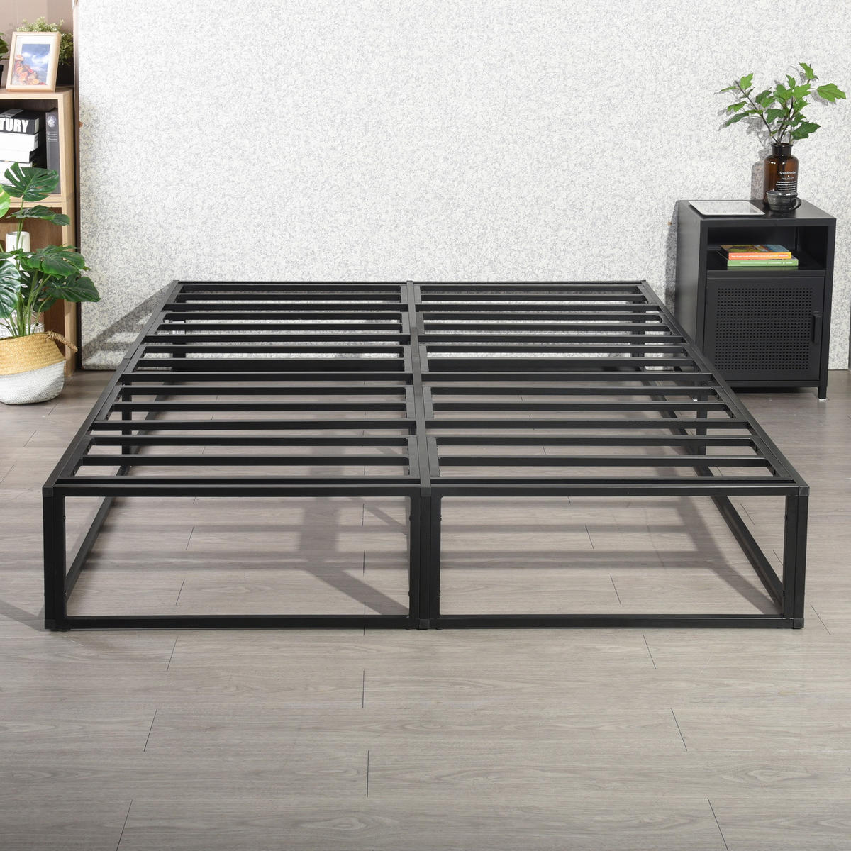 CANAPEA Sloth – Spătar înalt și 3 perne (Chenille bej) - negru, metal (150/200/30cm) - Urban Meuble