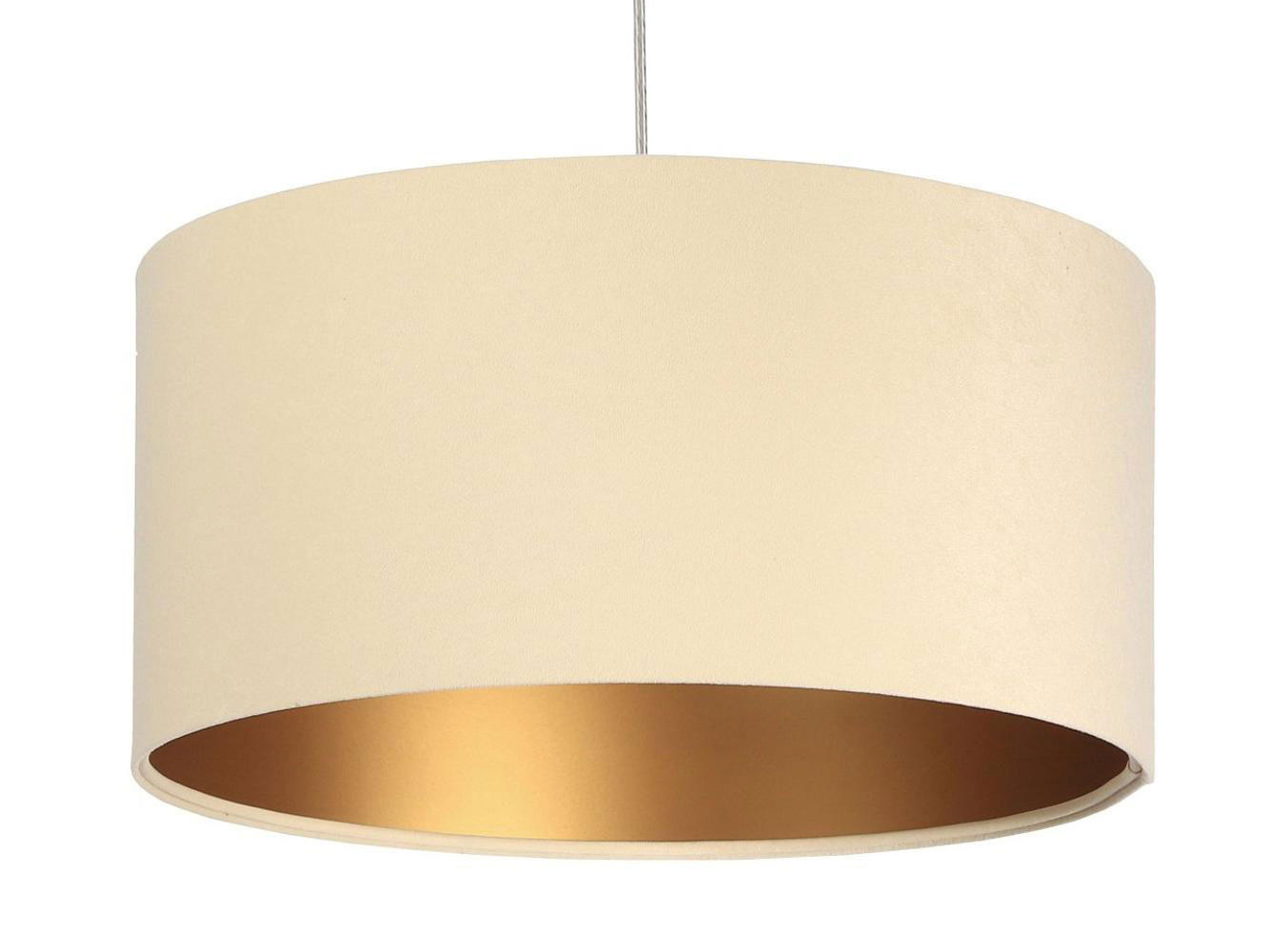 HÄNGELEUCHTE Gold 50/25 cm - Beige/Goldfarben, Kunststoff (50/0.8/25cm) - ONZENO