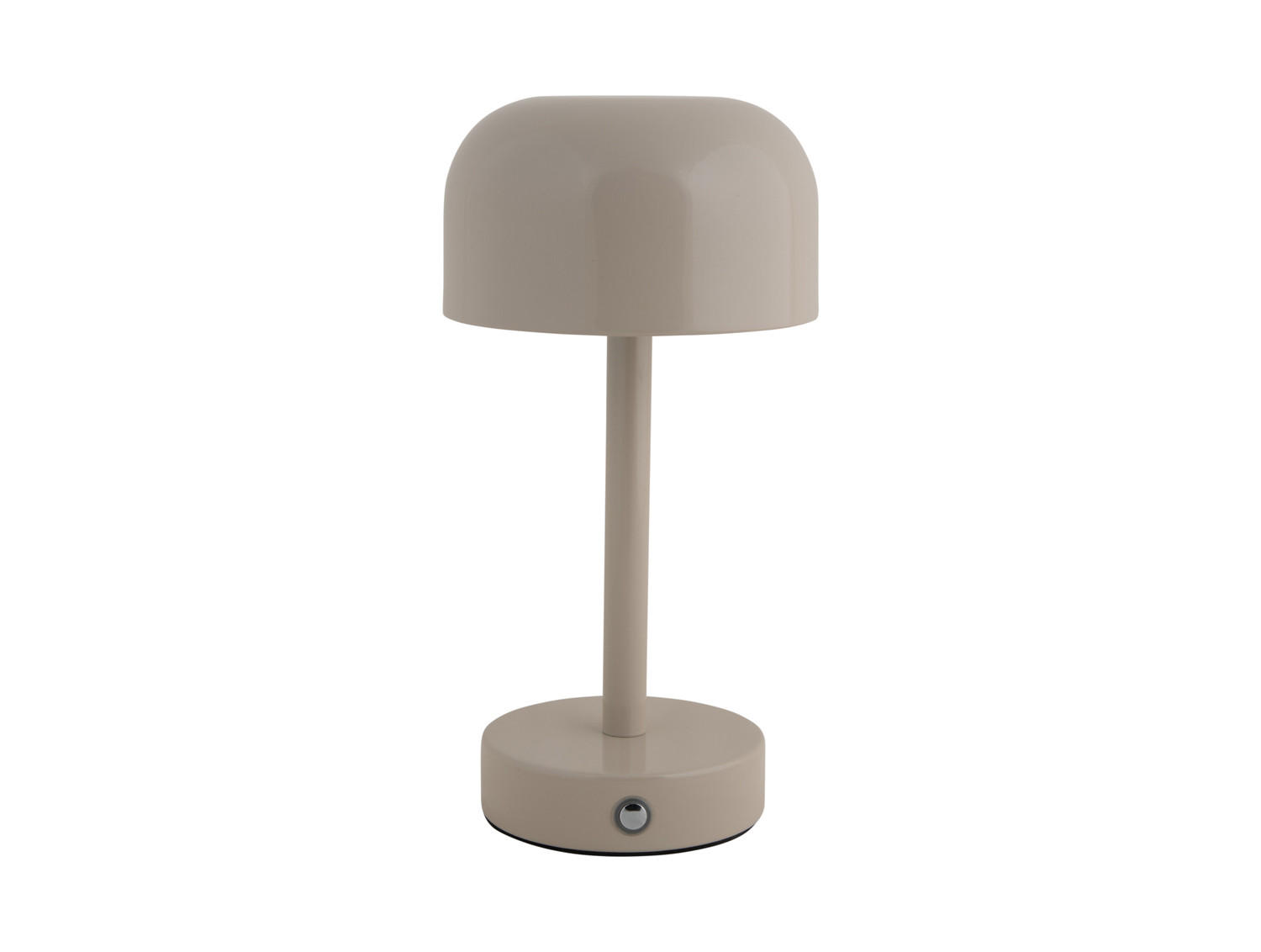 TISCHLAMPE James LED 12.5/12.5/24.5 cm - Grau, Metall (12.5/12.5/24.5cm) - Leitmotiv